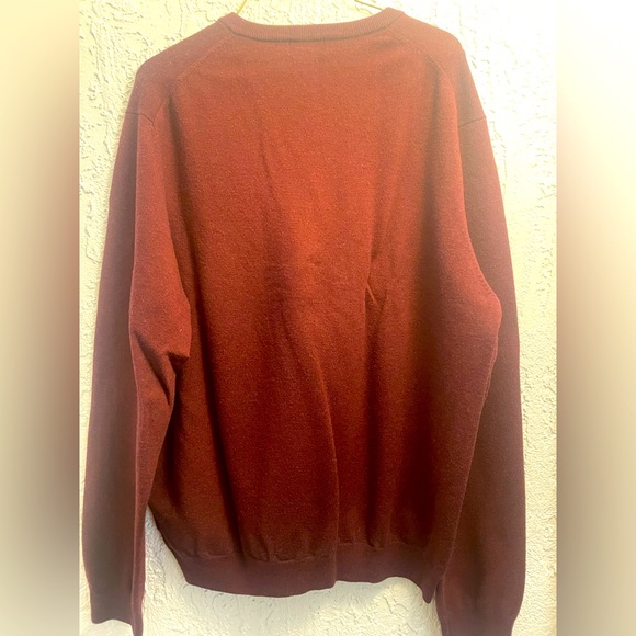 Red Brooks Brothers Merino Sweater - Picture 3 of 5